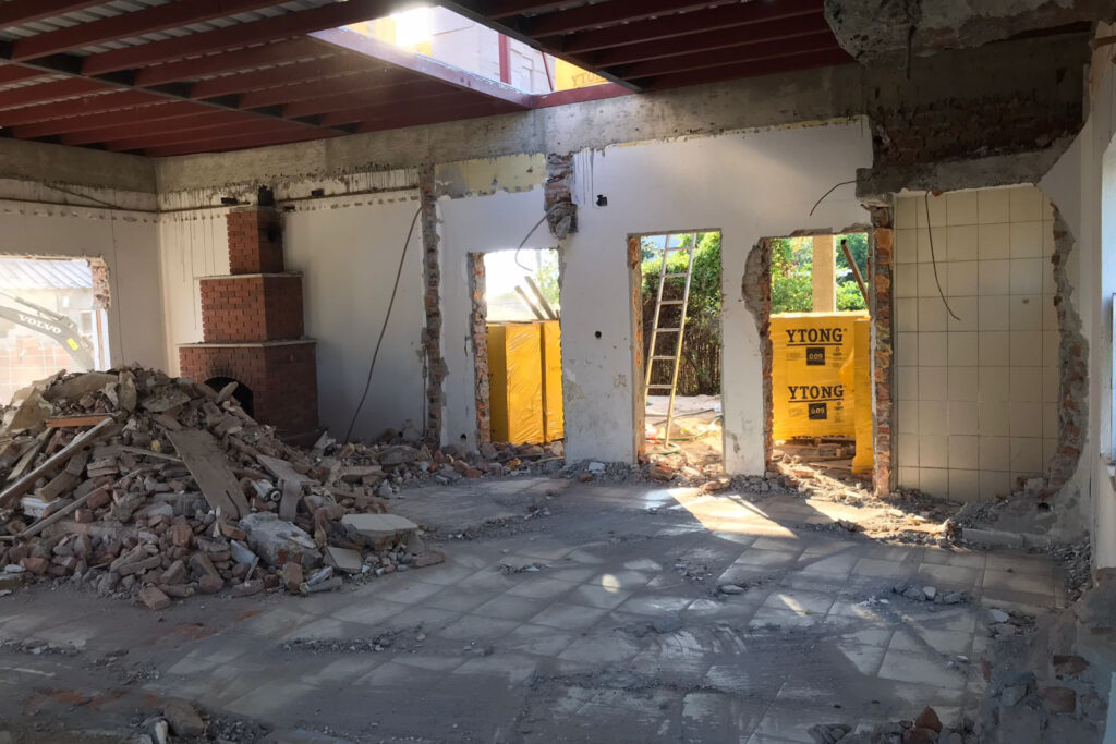 E2D Architecture Projects Double Villa Renovation Construction Processes