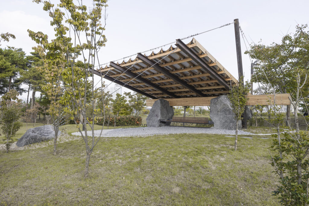 SUPRA Pavilion, Güney Kore – küçük ölçekli enstalasyon ve kamusal alan tasarımı