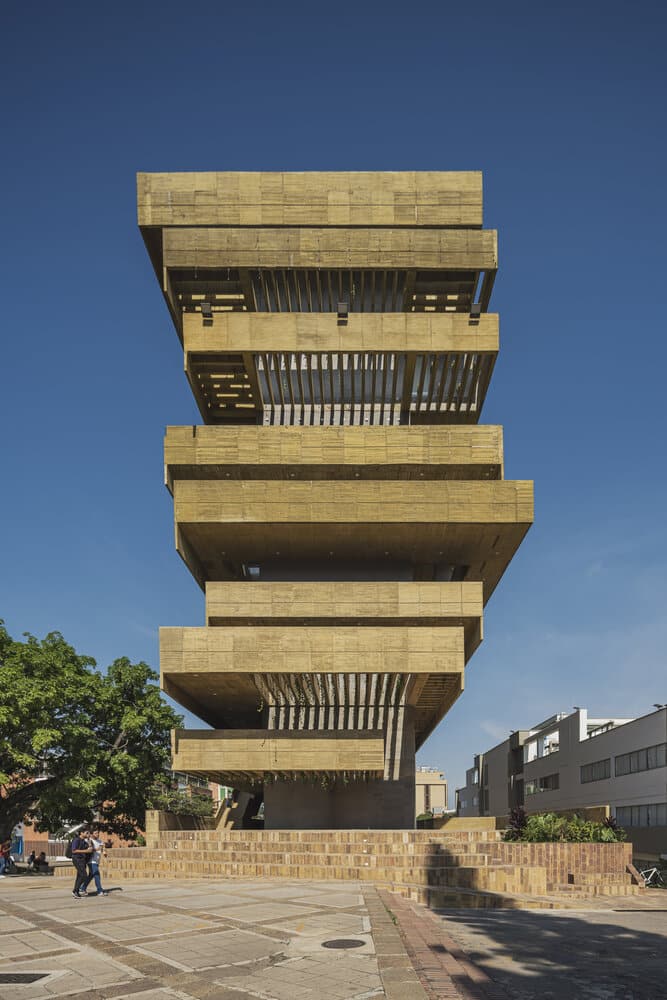 Beşeri Bilimler Fakültesi Binası, Kolombiya – beton strüktürlü eğitim mimarisi örneği